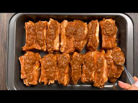 Отличный рецепт необычных ребрышек в духовке на вкусный ужин!