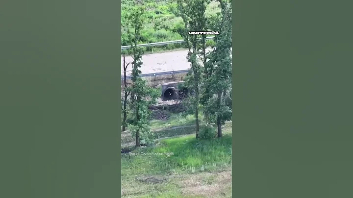 Ukrainian military found & destroyed a Russian field ammunition depot #warinukraine #shorts #russia - DayDayNews