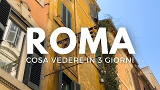 Cosa vedere a Roma in 3 giorni 🇮🇹 Le tappe imperdibili!