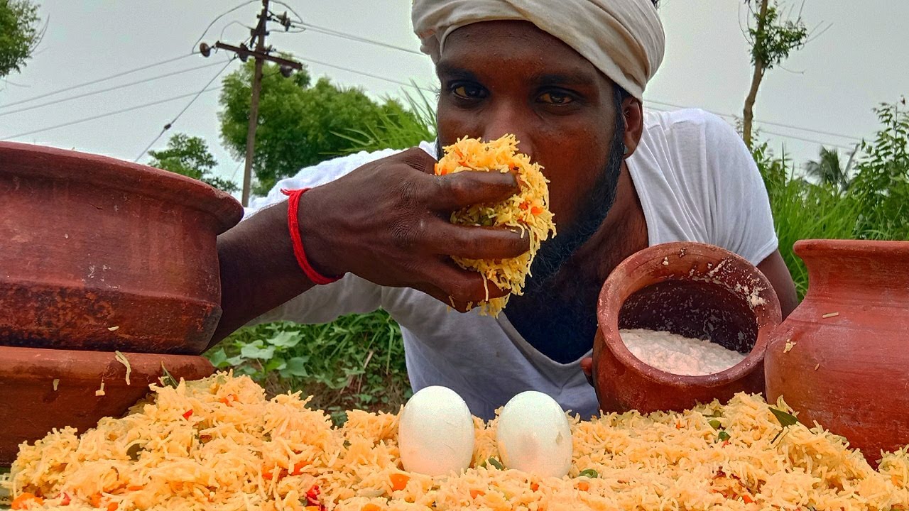 KHICHDI EATING WITH COCONUT CHUTNEY AND EGG Khichdi Eating Challenge