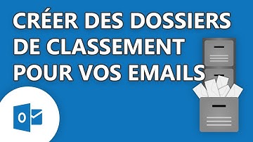 Outlook Online - Créer des dossiers de classement pour vos Emails