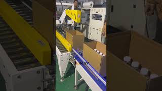 PET Bottle Case Packing Machine for Beverages, Mineral Water and Edible Oil #casepacker #factory