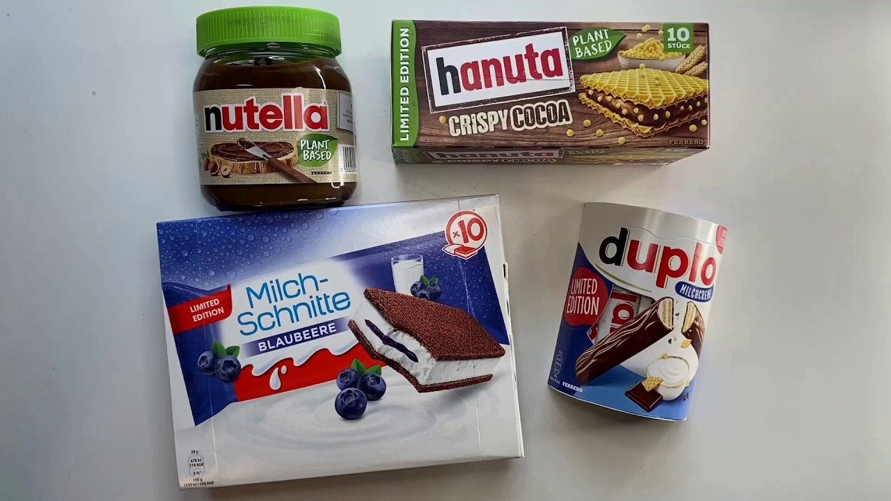 Exploring Limited Edition Ferrero Snacks: Plant Based Nutella, Hanuta & Unique Treats