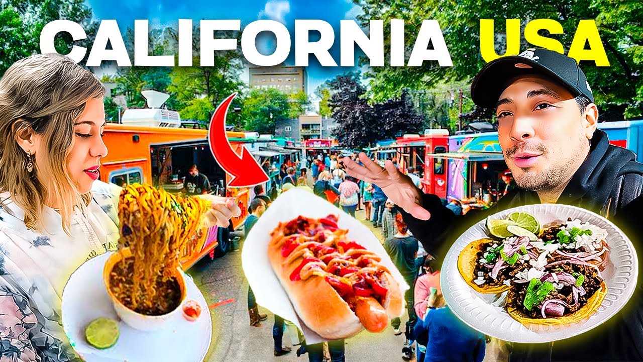 Comida Callejera que DEBES PROBAR en ESTADOS UNIDOS! 😮🇺🇸 CALIFORNIA ✅