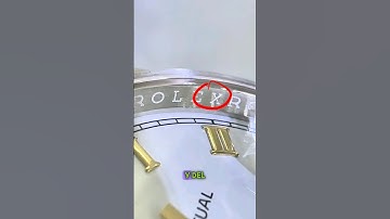Como autenticar un Rolex falso...