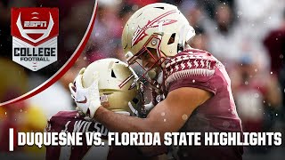 Duquesne Dukes vs. Florida State Seminoles | Full Game Highlights