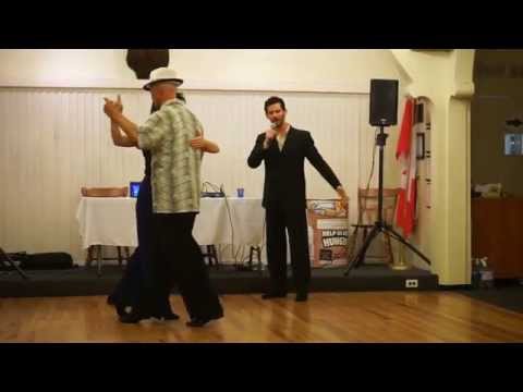 Adrian Durso performs at Iris' Milonga Desde El Alma in Santa Cruz, California.