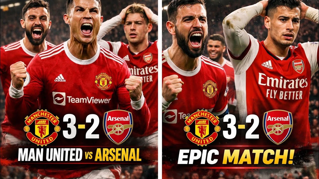 The moment that separates the two sides| Manchester United Vs Arsenal highlights 