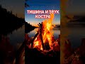 ОЧЕНЬ РАССЛАБЛЯЕТ #тишина и #костёр