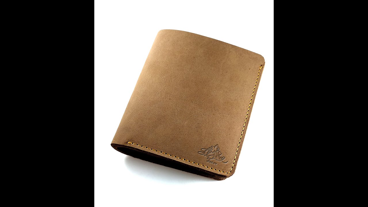 Unique Design Slim Leather Wallet by SGE 89 Camel Tan