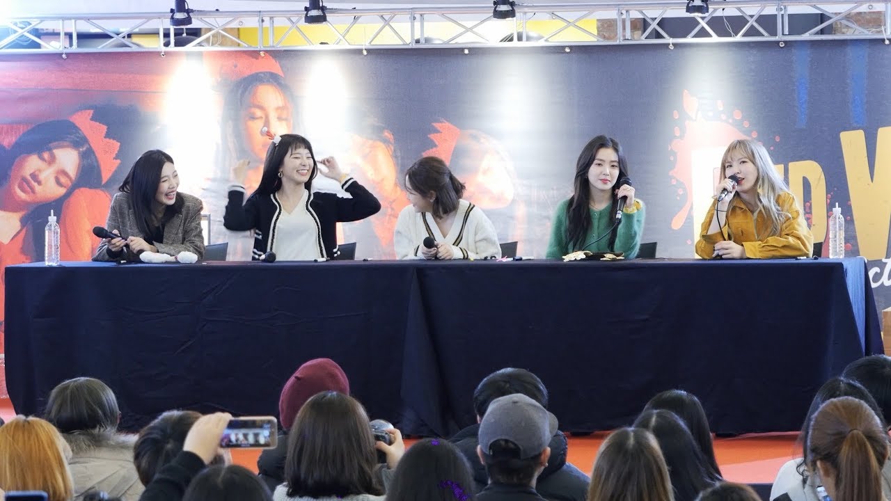 171123 레드벨벳 Red Velvet 팬싸인회 끝인사, 멘트 FanSign Event closing ment _ 전체직캠 _ 여의도