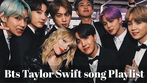 BTS Taylor Swift Playlist | Study playlist | kdramakiwi| BTS playlist | Taylor Swift Playlist