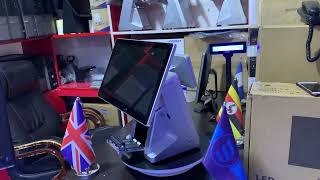 Single Touchscreen POS Machine with customer display screen & inbuilt Thermal Receipt Printer
