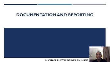 Documentation and Reporting