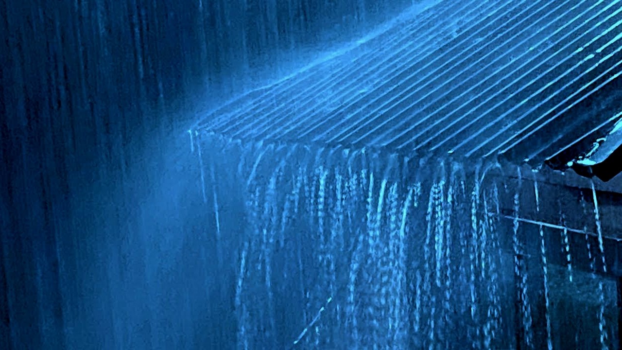 No Ads Extreme Thunderstorm on Tin Roof – Heavy Rain to Quiet the Mind & Fall Asleep Fast