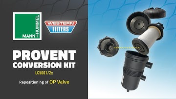 MANN+HUMMEL Provent 200 IV: 2020 Conversion Kit of OP Valve Integration - Western Filters