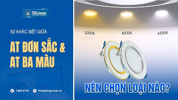 Nên chọn đèn LED âm trần đơn sắc và âm trần 3 màu ?