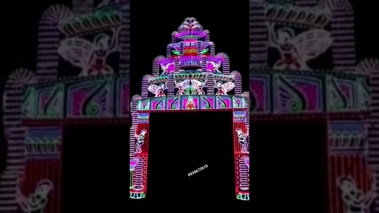 led gate board design 4by8,,🔥led road gate board design for durga puja special 💯9934672610 दरभंगा