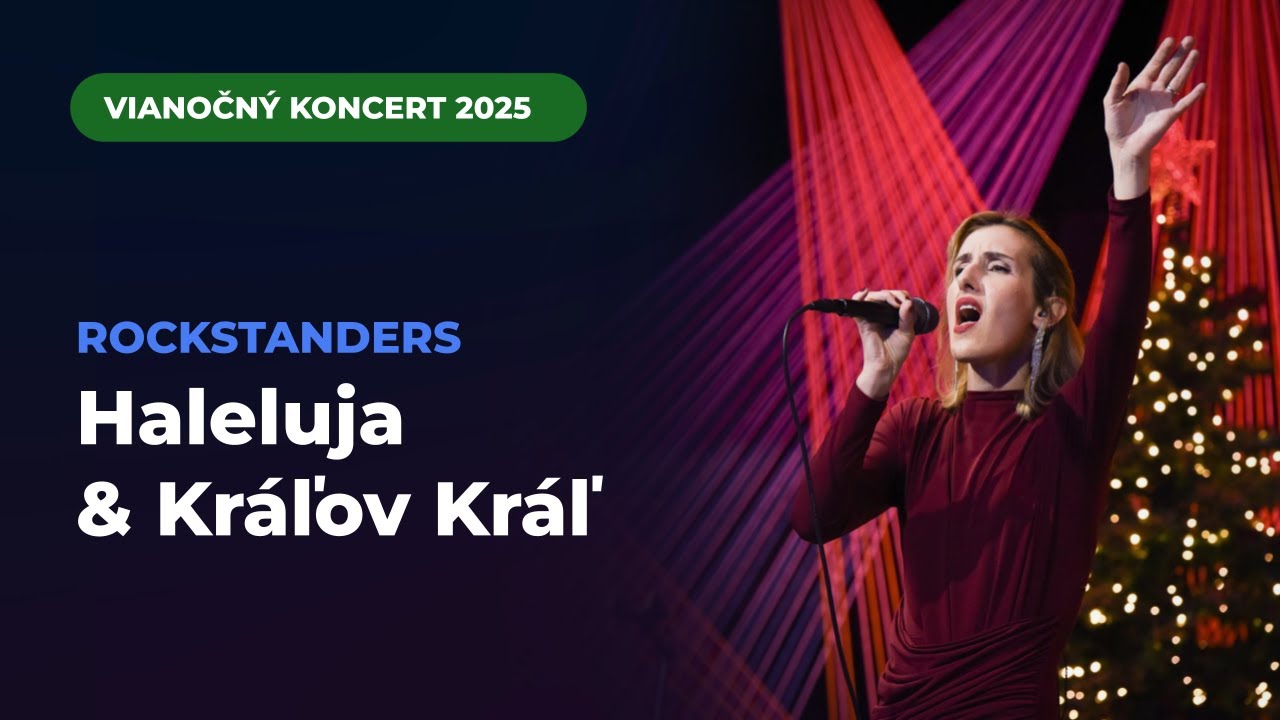 🎶 Rockstanders - Haleluja + Kráľov Kráľ (Vianočný gospelový koncert 2025) 🎶