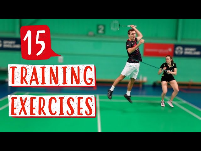 15 Badminton-Specific Exercises using a Theraband to improve Smash Power, Speed & Movement 🏸 class=