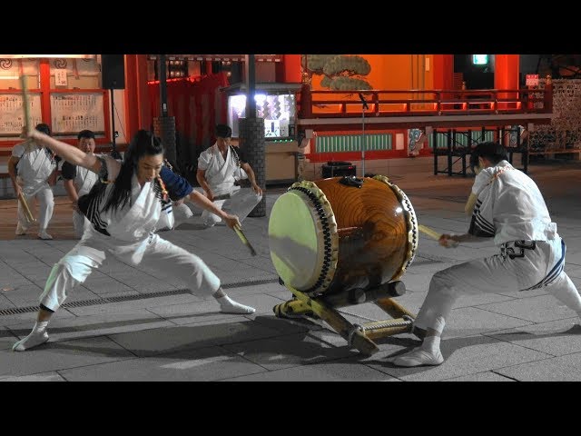 4K】『三宅太鼓 (Miyake Daiko)②』Japanese Drum「江戸東京夜市 (Edo