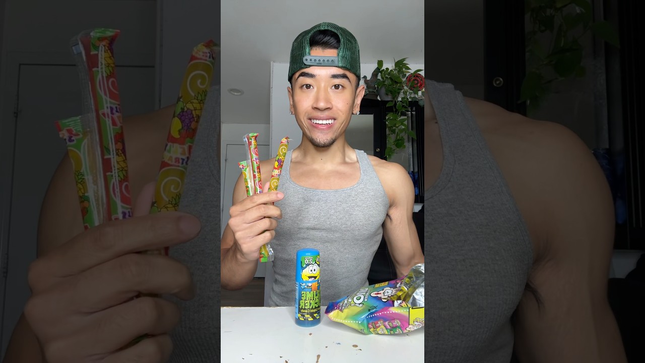 TRYING AMERICAN CANDY