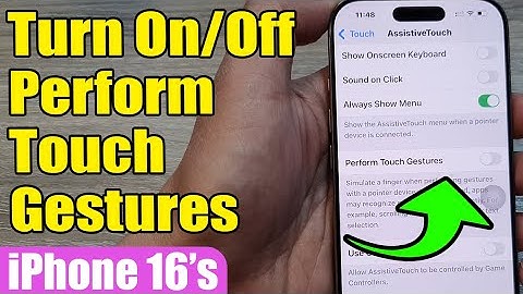 🖐️iPhone 16/16 Pro Max: How to Turn On/Off AssistiveTouch Perform Touch Gestures