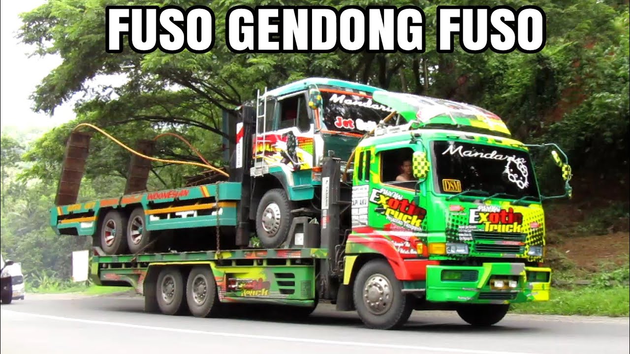  Truk  Tronton  Fuso Selfloader Gendong Fuso Selfloader Truk  