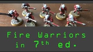 Tau Fire Warriors and Devilfish in 7th edition