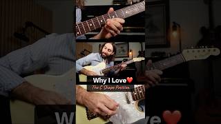 Why I Love Soloing in the C Shape Position! #guitarlicks #guitar