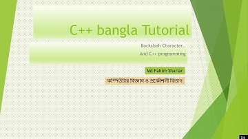 C++ Programming Tutorials 2 : Escape sequence  2022