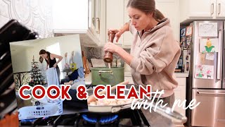 Cook and Clean With Me | Making Chicken Noodle Soup & Catching Up With You! | Kendra Atkins