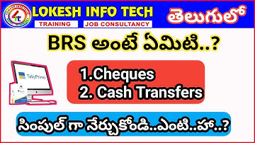 How to Post BRS Transactions in Tally Prime TELUGU | By Lokesh