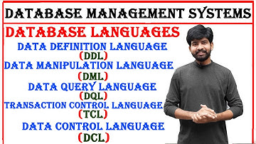 database languages | DDL, DML, DQL, TCL, DCL all commands in database languages, sql languages, dbms