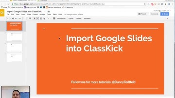 Import Google Slides into Classkick
