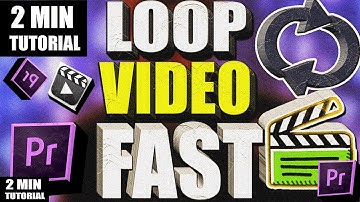 Adobe Premiere Pro - How To Loop Video Fast Tutorial (2025)