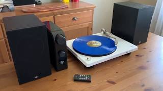 Denon DP 450USB turntable blogger review
