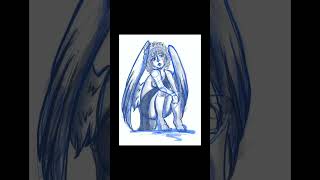 been awhile but decided to draw this angel ^^ #art #digitalart