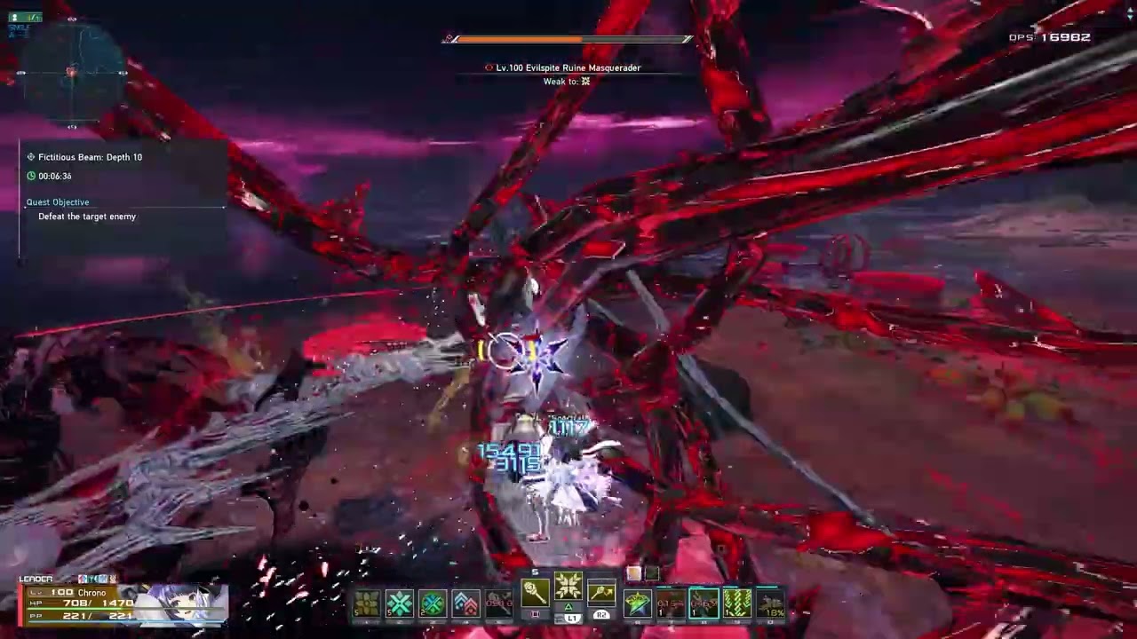 Extra Duel: Fictitious Beam D10R10 | Te/Fo First Clear | PSO2NGS