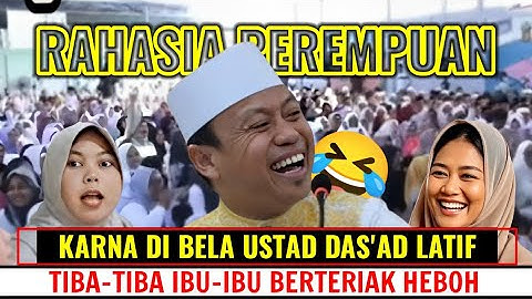 RAHASIA PEREMPUAN || IBU-IBU HEBOH DI BELA USTAD DAS