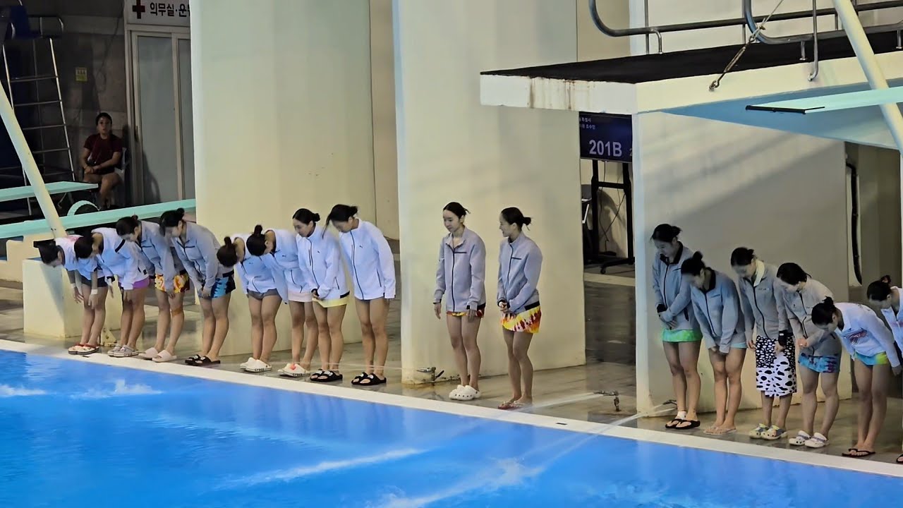 2024 전국체전 플랫폼 싱크로다이빙 결승경기(여18세이하,일반부)~!