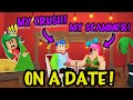 MY *CRUSH* WENT ON A DATE WITH MY *SCAMMER*...I WENT *UNDERCOVER* to SPY ON THEM in Adopt Me Roblox!