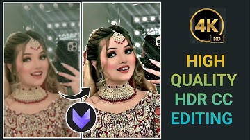 low quality to high quality video editing | 4k quality hdr cc || vava cut app editing tutorial