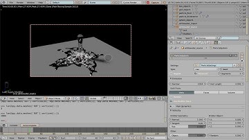 Houdini16 - FLIP sim + whitewater as alembic into Blender test