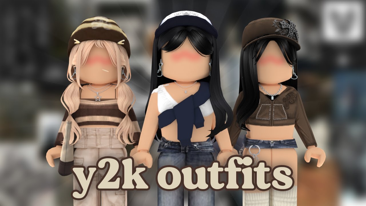 Y2K ROBLOX OUTFITS!!, w/ codes & links^^