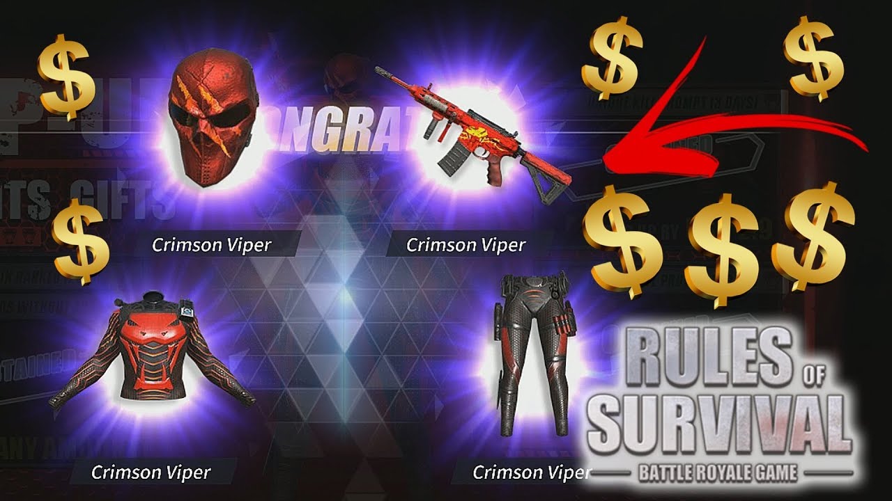 Spending MONEY on the NEW UPDATE! - Rules of Survival: Battle Royale