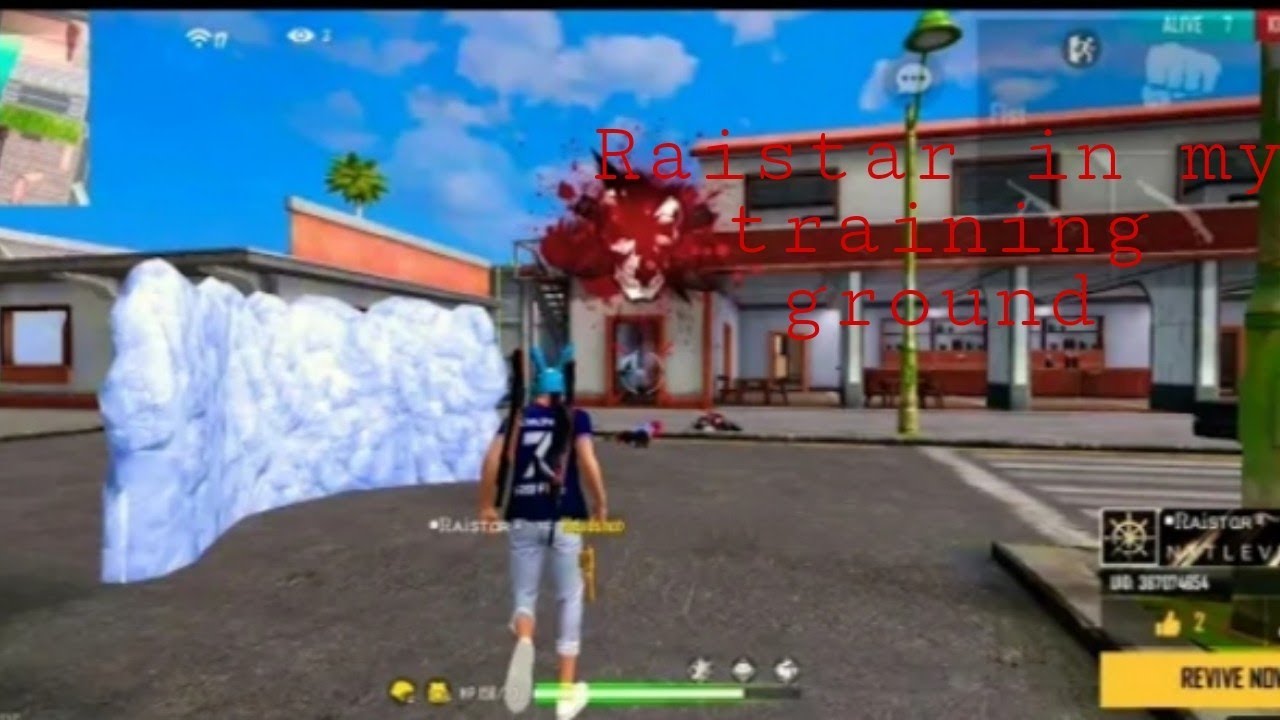 Raistar in my training ground 😱😱