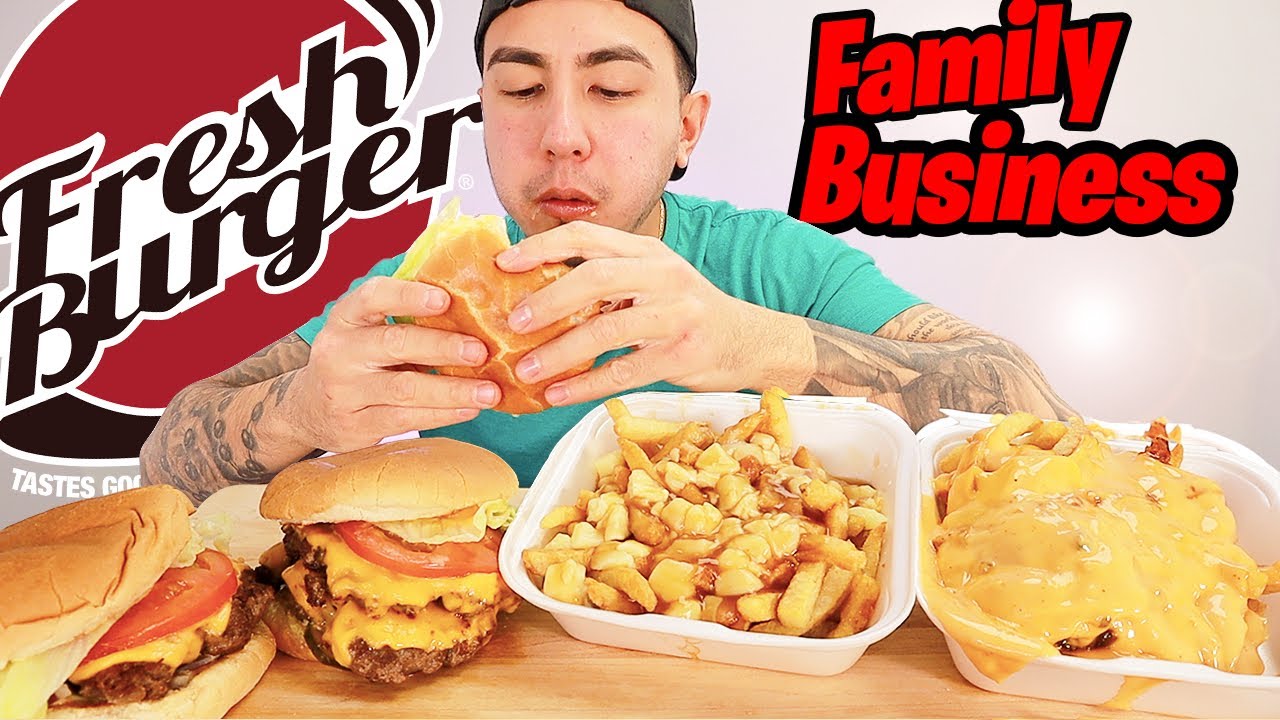 EATING & COOKING Fresh Burger My Family Business *Mukbang*