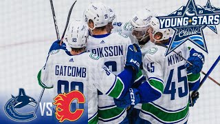 Canucks vs Flames Highlights | 2023 YOUNG STARS CLASSIC | Sept. 15, 2023