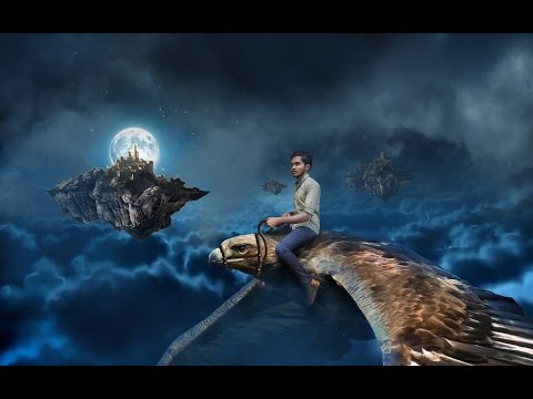 Night bird Surrealism Photo Manipulation Tutorial - Photoshop CC